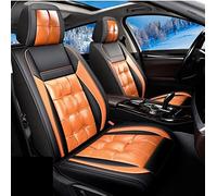 Cubierta De Asiento Coche Para Vw Para Jetta Para Cc Para Eos Para Gli Para Gol Para Gti Para Multivan Protector asiento antideslizante(Black oranges,Standard)