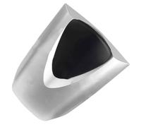 Cubierta de asiento Compatible con CBR600RR CBR 600RR 2021-2025 cubierta de asiento trasero de pasajero de motocicleta carenado de joroba de parabrisas Cubierta del Asiento(Silver)