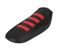 Cubierta de asiento de cuero de PVC Dirt Bike, almohadilla protectora impermeable resistente al desgaste para Surron LightBee S/X para motocicleta SEGWAY X160 X260 (rojo)