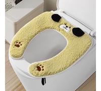 Cubierta de asiento de inodoro, Cubierta de asientos de inodoro engrosada para el hogar, Junta de asiento de inodoros de estilo otoño e invierno, Cojín de asientos engrosados,