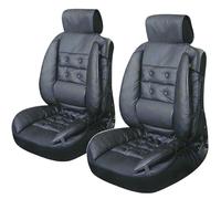 Cubierta de asiento de lujo negra