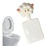 Cubierta de asiento elevador - Abridor de inodoro de diseño animal, gancho higiénico multifuncional, herramienta práctica de agarre duradero para baños, hoteles, lugares públicos, aseos, apartamentos