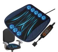 Cubierta de asiento para el automóvil de enfriamiento, cubierta del asiento ventilada - Cojín de de automóvil con 8 ventiladores - Anti-Sweat, 3 accesorios automotrices de enfriamiento de velo