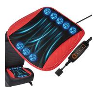 Cubierta de asiento para el automóvil de enfriamiento, cubierta del asiento ventilada - Cojín de de automóvil con 8 ventiladores - Anti-Sweat, 3 accesorios automotrices de enfriamiento de velo