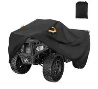 Cubierta de ATV para Can-Am Defender HD8 2016-6 2017 2018 2019 2020 2021, UV Funda para Quad Exteriores Oxford Polvo Antiviento Vehículo Lona con Banda Reflectante,A/Orange