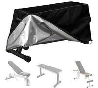 Cubierta de banco de peso 60x18x21 pulgadas Oxford Path Tourproof A entrenamiento de banco de entrenamiento con polvo con ventilación y cordón