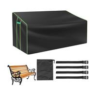 Cubierta de banco impermeable - 79,13 x 43,31 x 25,2 pulgadas, costuras resistentes al desgarro, bordes elásticos | Material de protección tratado con UV Muebles de exterior para asientos de terraza
