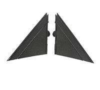 Cubierta de bandera para espejo de puerta 1SH17KX7AA, embellecedor triangular para espejo lateral, repuesto para 500 2012-2017, cubierta de espejo retrovisor izquierdo y (Patrón de fibra de carbono)