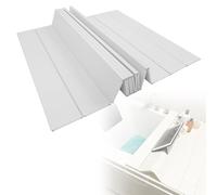 Cubierta de bañera plegable impermeable a prueba de polvo para el hogar, hotel, spa, tapa de aislamiento con bandeja plegable gruesa, material de PVC duradero