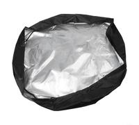 Cubierta de baño de hielo de almacenamiento sin esfuerzo para bañeras de 32 pulgadas y 36 6 pulgadas que protege contra los desechos para una experiencia más limpia para agua fría (420D S)