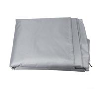 Cubierta de barco, lona inflable para kayaks, 5 tamaños, pesca, impermeable, protección UV, cubierta de goma protectora contra el polvo (380 x 94 x 46 cm, gris)