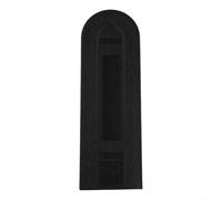 Cubierta de barra de motosierra negra para placa guía de 8 a 12 pulgadas, funda protectora de plástico para herramientas agrícolas, forestales, almacenamiento seguro contra el desgaste del óxido y