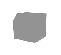 Cubierta de barra de tela Oxford impermeable para proteger los muebles de la humedad y el polvo, diseñada para un ajuste a medida en mesas de bar estándar (gris)