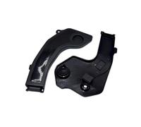 Cubierta de Barra Marco Bicicleta para Motocicleta Panel Lateral protección Bomba Freno Trasero KLX230 KLX230R KLX 230 Protector Lateral del Motor de Moto(Verde)