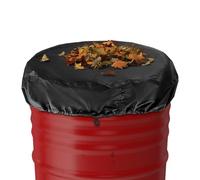 Cubierta de barril de lluvia, cubierta de tambor de 55 galones | Cubierta de cubo impermeable, cubierta de basura, con cordón, funda protectora de tela para cubos de agua para botes de basura y