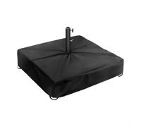 Cubierta de base de paraguas para exteriores con tela Oxford impermeable, parte inferior de cuerda elástica, dobladillo ajustable y cremallera para una fácil instalación y extracción (64 x 64 x 18 cm)