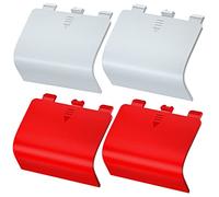 Cubierta de batería de repuesto para controlador Xbox Series X, batería, parte trasera de la tapa de la puerta de la carcasa compatible con Pulse Red Xbox Series S & Core Controller inalámbrico,
