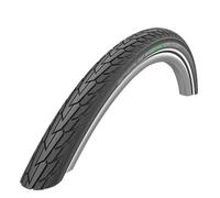 Cubierta de bicicleta 24 x 1.75 pulgadas Schwalbe Road Cruiser ( Negro/Reflex / 24 x 1.75 (47-507) )