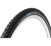 Cubierta de bicicleta cicloturismo y urbana 700 / 28 pulgadas Schwalbe Marathon Mondial ( Negro/Reflex / 700 x 40C (42-622) )