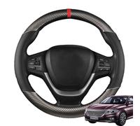 Cubierta de bicicleta cubierta de volante para hombres, cubierta de volante de 14,96 pulgadas, accesorio de coche con forro antideslizante, estilo deportivo para la mayoría de los coches