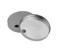 Cubierta de bisagra de inodoro de acero inoxidable de perfil delgado de 60 mm para hardware de base de fijación superior, mejora la estética del baño con acabado cepillado
