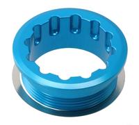 Cubierta de bloqueo de rueda libre para M6100 M7100 M8100 12 velocidades - Protección del cuerpo del cubo de aleación de aluminio CNC - Accesorio de herramienta de casete de bicicleta negro (azul)