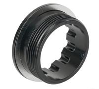 Cubierta de bloqueo de rueda libre para M6100 M7100 M8100 12 velocidades - Protección del cuerpo del cubo de aleación de aluminio CNC - Accesorio de herramienta de casete de bicicleta negro (negro)