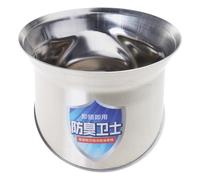 Cubierta de bloques de olor de inodoro de fácil instalación, diseño general de acero y goma ABS, cubierta de prevención de olores, tapones para el hogar