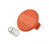 Cubierta de bobina con resorte para recortadora de cuerdas Blackdecker Gh400 Gl4525 Stc1815 sustituye a 385022 a 03, tapa ABS duradera, no necesita herramientas, montaje simple