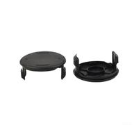 Cubierta de bobina para Bosch EasyGrassCut 18-260 F016800569, tapa de repuesto de plástico ABS para diseño a presión, cuidado del césped, color negro, paquete de 2