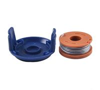 Cubierta de bobina y línea de 1,5 mm x 2,5 m para recortadora MGTP18Li, diseñada para recortar bordes de césped y jardín