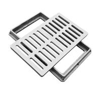 Cubierta de boca cuadrada de resina compuesta para exteriores, 50,8 x 50,8 cm, capacidad de carga, 199,6 kg, 45,7 x 76,2 cm, tapa de acceso resistente, 1 unidad