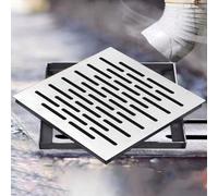 Cubierta de boca de acero inoxidable 201 y placa de cubierta de zanja de drenaje para diseño de drenaje integrado en desarrollo urbano moderno (200 x 400 x 20 x 2)