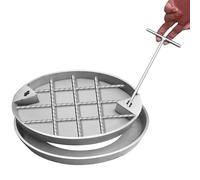 Cubierta de boca de acero inoxidable resistente con gancho de elevación, tapa de tanque séptico oculto para jardín al aire libre, placa de acceso duradera para drenaje y paisajismo