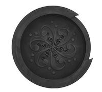 Cubierta de Boca de Guitarra, Agujero de Sonido Suave Portátil para Guitarrista Compacto de Silicona a Prueba de Polvo (BLACK)