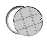 Cubierta de boca empotrada, accesorio resistente para lavabo de aguas residuales, césped, jardín, parque infantil y acera, puerto de inspección seguro