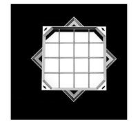 Cubierta de boca invisible cuadrada resistente, tapa de tanque séptico reforzada de acero inoxidable para jardín, entrada, patio, diseño empotrado sin costuras con alta capacidad de carga y marco