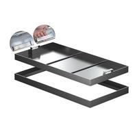 Cubierta de boca invisible extra grande con asas ocultas, cubierta de metal para jardines, escuelas, ciudades, zonas industriales y sistemas de alcantarillado domésticos