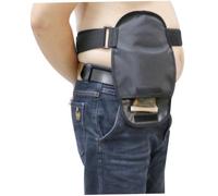 Cubierta de bolsa de ostomía impermeable con cinturón elástico ajustable, bolsa para urostomía de íletomía de colostomía/31x18.5cm