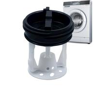 Cubierta de bomba de drenaje, repuesto de cubierta de bomba de drenaje, filtro de pelusa para lavadora, kit de piezas de repuesto para lavandería, solución para mantener limpia y ordenada, accesorio
