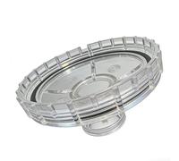 Cubierta de bomba de filtro de arena, ventana de inspección transparente para Intex 2006 L/H P6665 con sello, caja de plástico resistente para mantenimiento de accesorios de piscina, color blanco