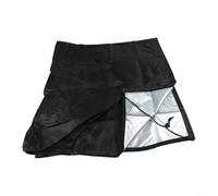 Cubierta de bomba de piscina resistente al agua para Intex para filtro de arena transparente Krystal hecho de tela Oxford 420D con parte trasera para cremallera y cordón resistente al viento