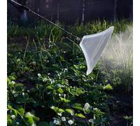 Cubierta de boquilla controlada por viento para pulverizadores eléctricos con montaje de rosca hembra de 1.5 para uso en horticultura y gestión de cultivos de campo (cabeza única grande)