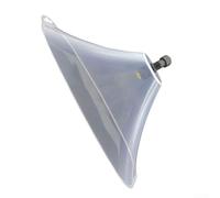 Cubierta de boquilla resistente al viento para pulverizadores eléctricos agrícolas, diseño en forma de ventilador que evita salpicaduras de viento y agua en el cuerpo, material plástico con rosca