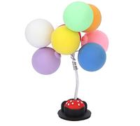 Cubierta de botella de aromaterapia para coche, diseño de globo colorido, dispensador de perfume volátil para salpicadero de coche, decoración del hogar, Material ABS, regalo