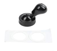 Cubierta de botón, cubierta de metal para palanca de coche, 4 colores, rojo, negro, plateado, plomizo, botón de encendido para decoración interior del coche (para modelo general negro)