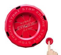 Cubierta de Botón de Arranque | Decoración de Pomo de Parada de Encendido,Cubierta de Botón Start Stop,para Coche Moto SUV Camión Sedán Uso Diario Conducción