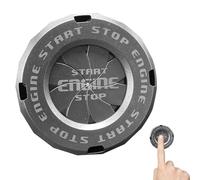 Cubierta de Botón de Arranque - Protector Decorativo para Perilla de Encendido,Cubierta de Botón Start Stop,para Coche Moto SUV Camión Sedán Uso Diario Conducción