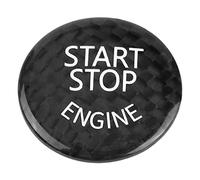 Cubierta de botón de arranque y parada del motor de coche para chasis E E90 E91 E92 E93 E60 X1 E84 X3 E83 X5 E70 X6 E71 X6 E72 Negro Modificación interior y exterior del coche