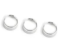 Cubierta de botón de audio de automóviles, Pexorin Piezas de pegatinas de botón automático, for Renegade 2018 2019 2020 2021 2022 2023 Coche Aire acondicionado Audio CD Interruptor Ajuste Perilla Deco